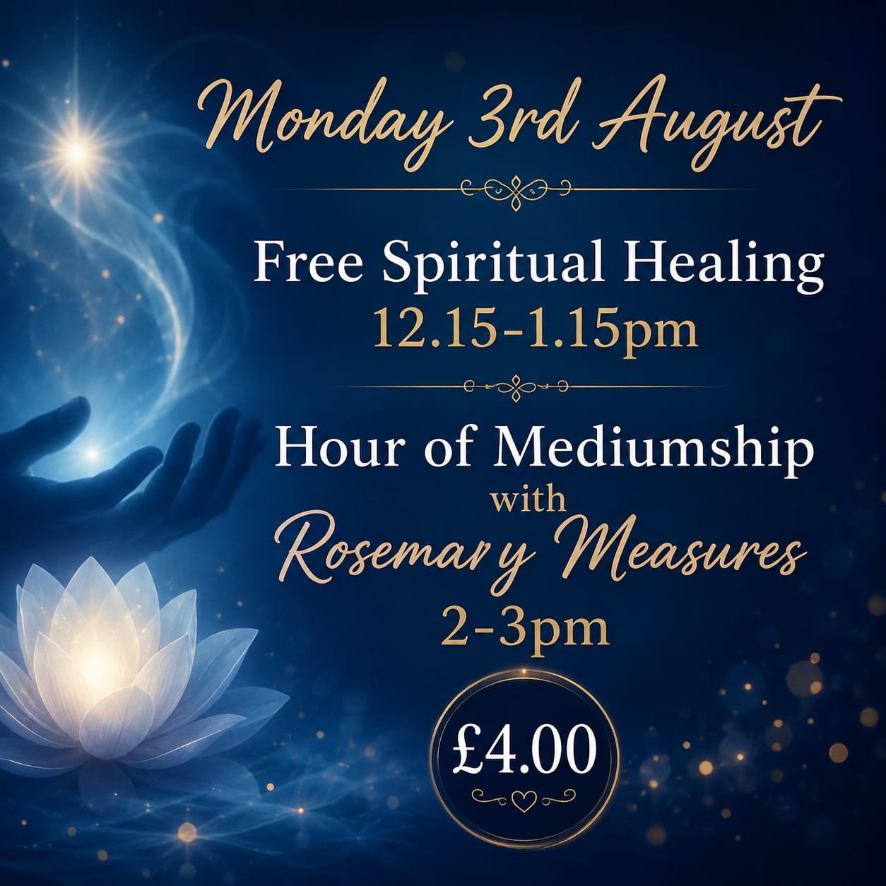 Free Healing at Nottingham Spiritualist Church