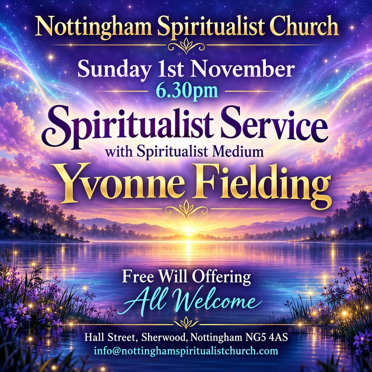 Sunday Divine Service at Nottingham Spiritualist Church